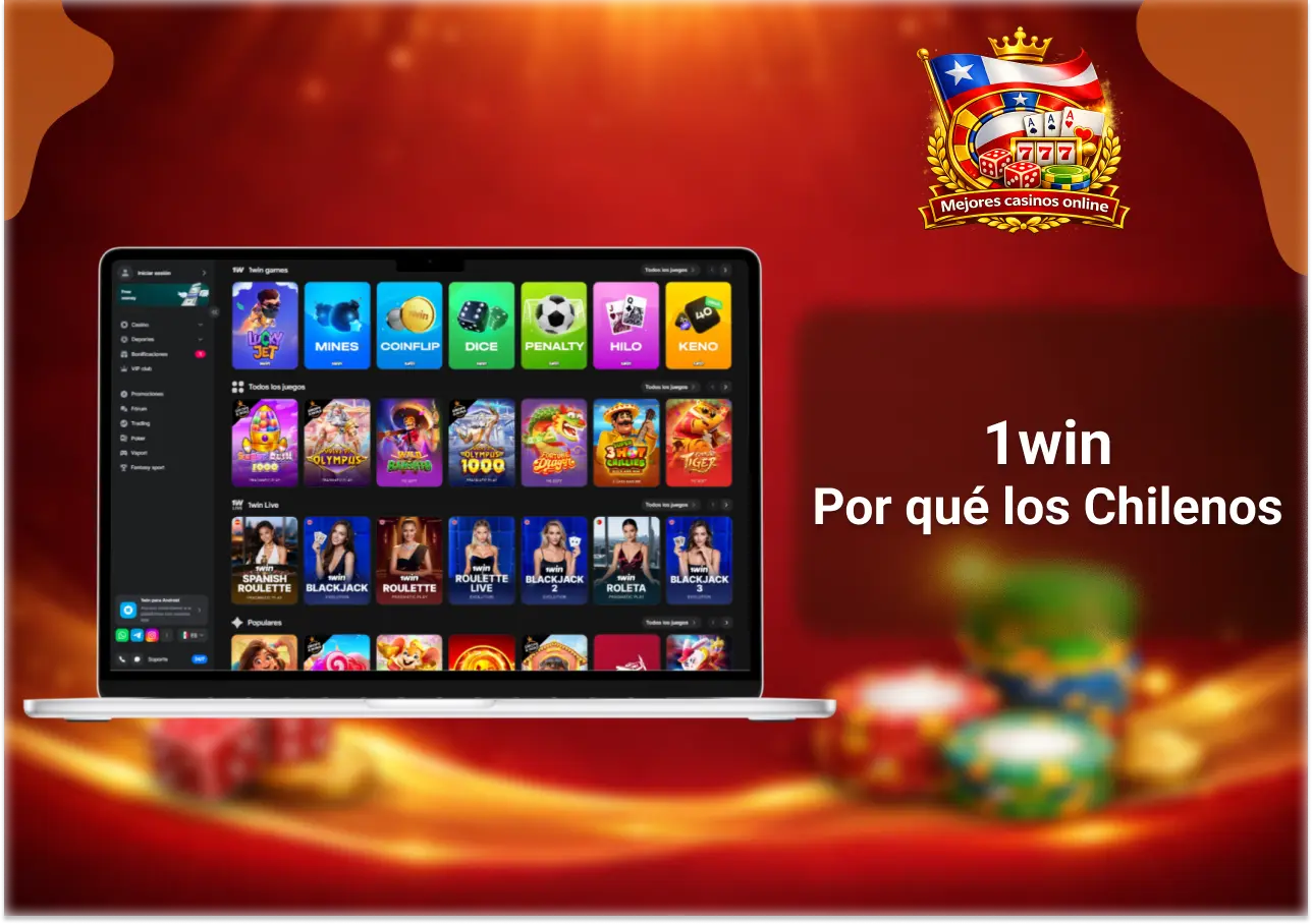 Razones por las que jugadores de Chile eligen 1win para casino online y apuestas deportivas